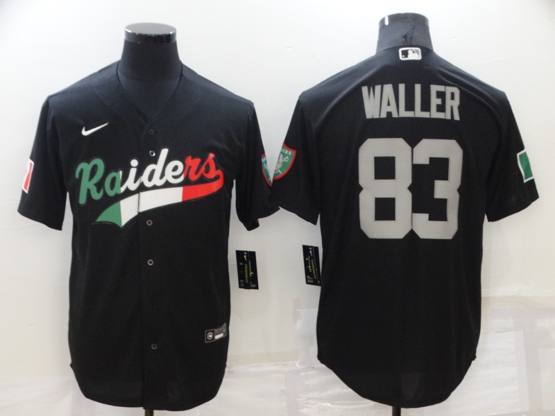 2022 Men Nike NFL Oakland Raiders 83 Waller black Vapor Untouchable jerseys